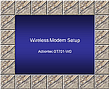 Actiontec Wireless Modem Setup